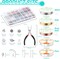 Jewelry Making Kits for Adults Women with 28 Colors Crystal Beads, 1660Pcs Crystal Bead Ring Maker Kit with Jewelry Making Supplies